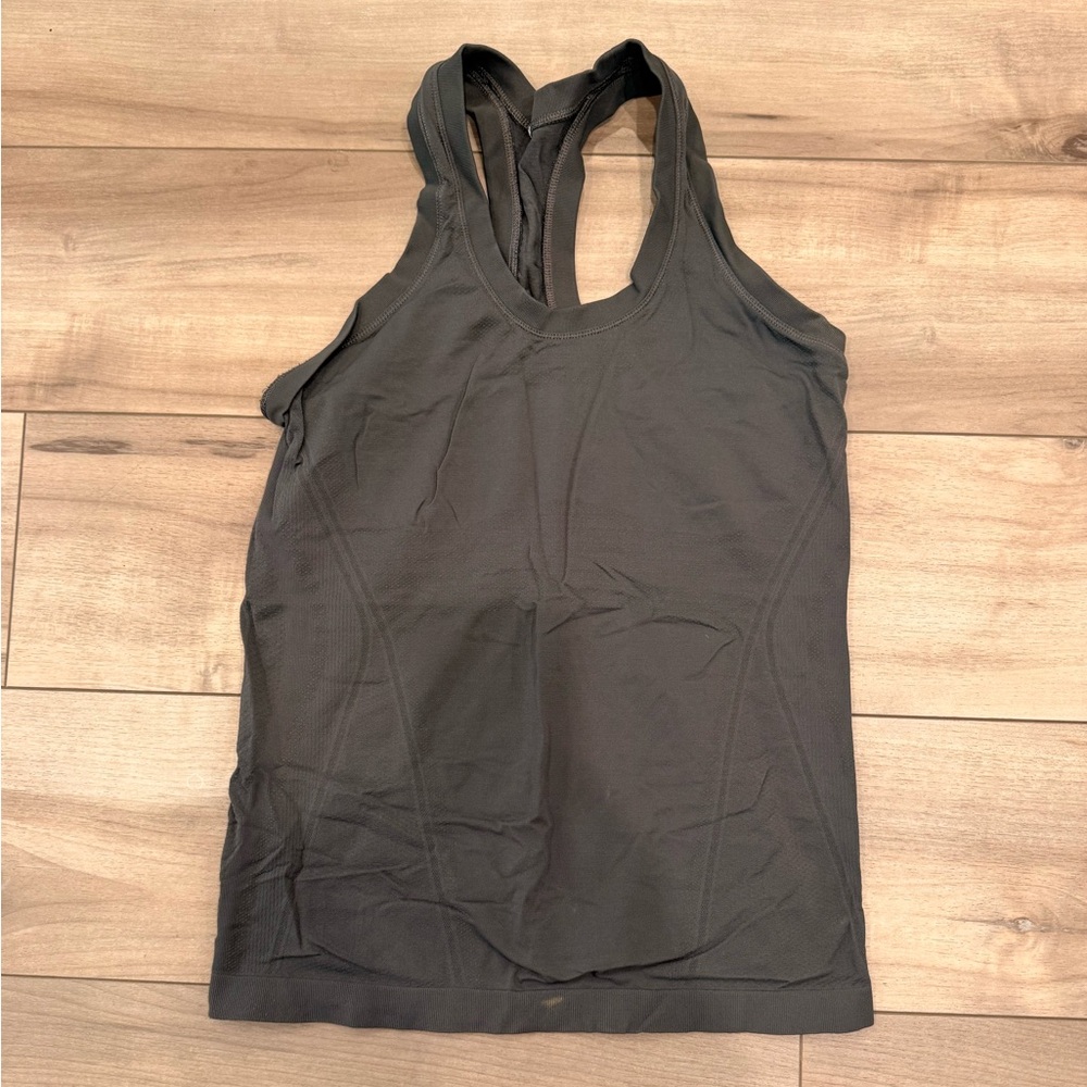Women’s forest green Athleta Racerback Tank Top